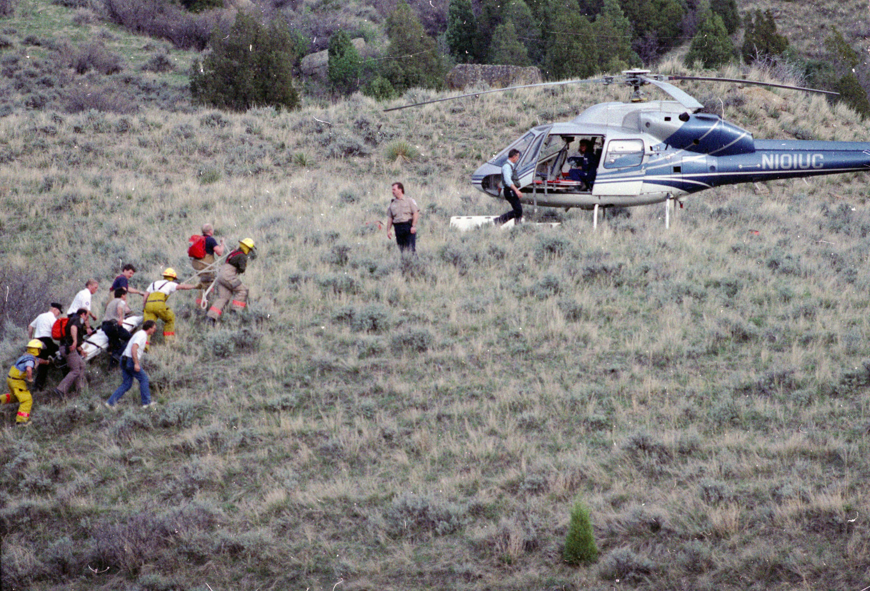 St. Vincent's HELP helicopter, 1992